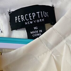 Semi-formal knee length dress.